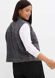 Jeansvest av bomull, bonprix
