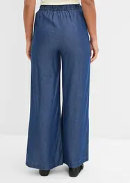 Bukse i vid modell og lett lyocell, bonprix