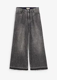 Wide Leg-jeans High Waist, cropped, bonprix