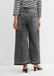 Wide Leg-jeans High Waist, cropped, bonprix