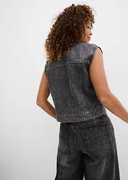 Jeansvest av bomull, bonprix