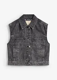 Jeansvest av bomull, bonprix