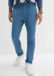 Regular-Fit bukse med buksepress, av bomullstwill, Straight, bonprix