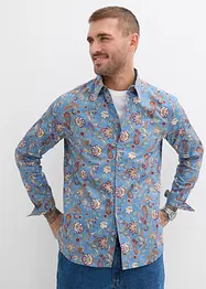 Businesskjorte i 100% bomull, Slim Fit, bonprix