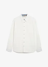 Business skjorte i 100% bomull med detaljer i kontrastfarge, Regular Fit, bonprix
