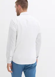 Business skjorte i 100% bomull med detaljer i kontrastfarge, Regular Fit, bonprix