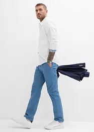 Business skjorte i 100% bomull med detaljer i kontrastfarge, Regular Fit, bonprix