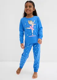 2 pyjamaser i 100% økologisk bomull (4-delt sett), bonprix