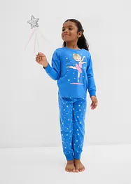 2 pyjamaser i 100% økologisk bomull (4-delt sett), bonprix