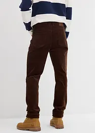 Slim Fit-kordfløyelsbukse med stretch og komfortsnitt, bonprix