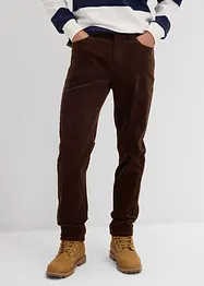 Slim Fit-kordfløyelsbukse med stretch og komfortsnitt, bonprix