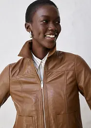 Skinnjakke i lammenappa, bonprix