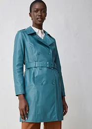 Skinn trenchcoat, bonprix