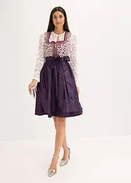 Tyrolerkjole med brodert forkle (2-delt sett), bonprix