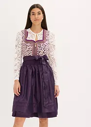 Tyrolerkjole med brodert forkle (2-delt sett), bonprix