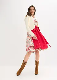 Tyrolerkjole med brodert forkle (2-delt sett), bonprix
