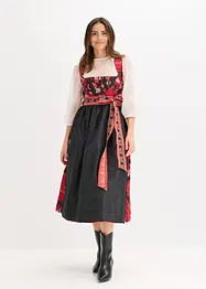 Tyrolerkjole med brodert forkle (2-delt sett), bonprix