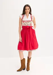 Tyrolerkjole med brodert forkle (2-delt sett), bonprix