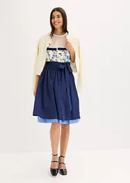 Tyrolerkjole med brodert forkle (2-delt sett), bonprix
