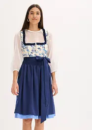 Tyrolerkjole med brodert forkle (2-delt sett), bonprix