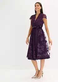 Dirndl med broderi og fløyelsskjørt (2-delt sett), bonprix
