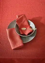 Tøyservietter i lin (2-pack), bonprix