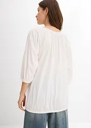 Trikotbluse i 100% økologisk bomull, bonprix