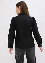 Bluse med naglepynt, bonprix