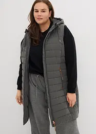 Lang, vattert vest, bonprix