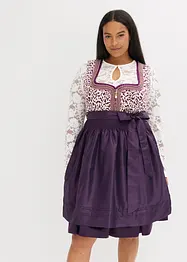 Tyrolerkjole med brodert forkle (2-delt sett), bonprix