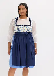 Tyrolerkjole med brodert forkle (2-delt sett), bonprix
