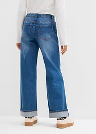 Wide Leg-jeans, Low Waist, bonprix