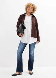 Lang bluse av viskose, bonprix