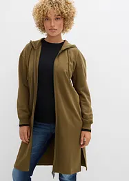 Lang hettejakke med sidesplitter, bonprix
