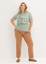 T-skjorte med glitterprint, bonprix