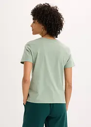 T-skjorte med glitterprint, bonprix