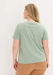 T-skjorte med glitterprint, bonprix