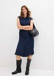Skjortekjole i myk viskose, bonprix