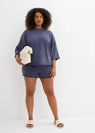 Oversized sweatshirt i myk bomullsmiks, bonprix