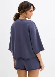 Oversized sweatshirt i myk bomullsmiks, bonprix
