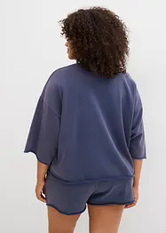 Oversized sweatshirt i myk bomullsmiks, bonprix