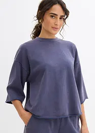 Oversized sweatshirt i myk bomullsmiks, bonprix
