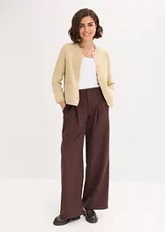 Cardigan i bomullsmiks, bonprix