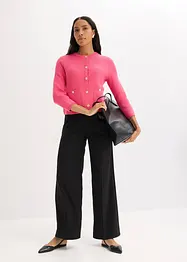 Kort cardigan med pynteknapper, bonprix