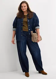 Oversized topp i 100% økologisk bomull, bonprix