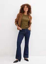 Oversized topp i 100% økologisk bomull, bonprix