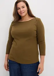 Oversized topp i 100% økologisk bomull, bonprix