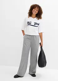 Oversized sweatshirt i myk bomullsmiks, bonprix