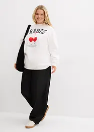 Oversized sweatshirt i 100% økologisk bomull, bonprix