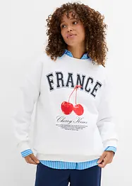 Oversized sweatshirt i 100% økologisk bomull, bonprix